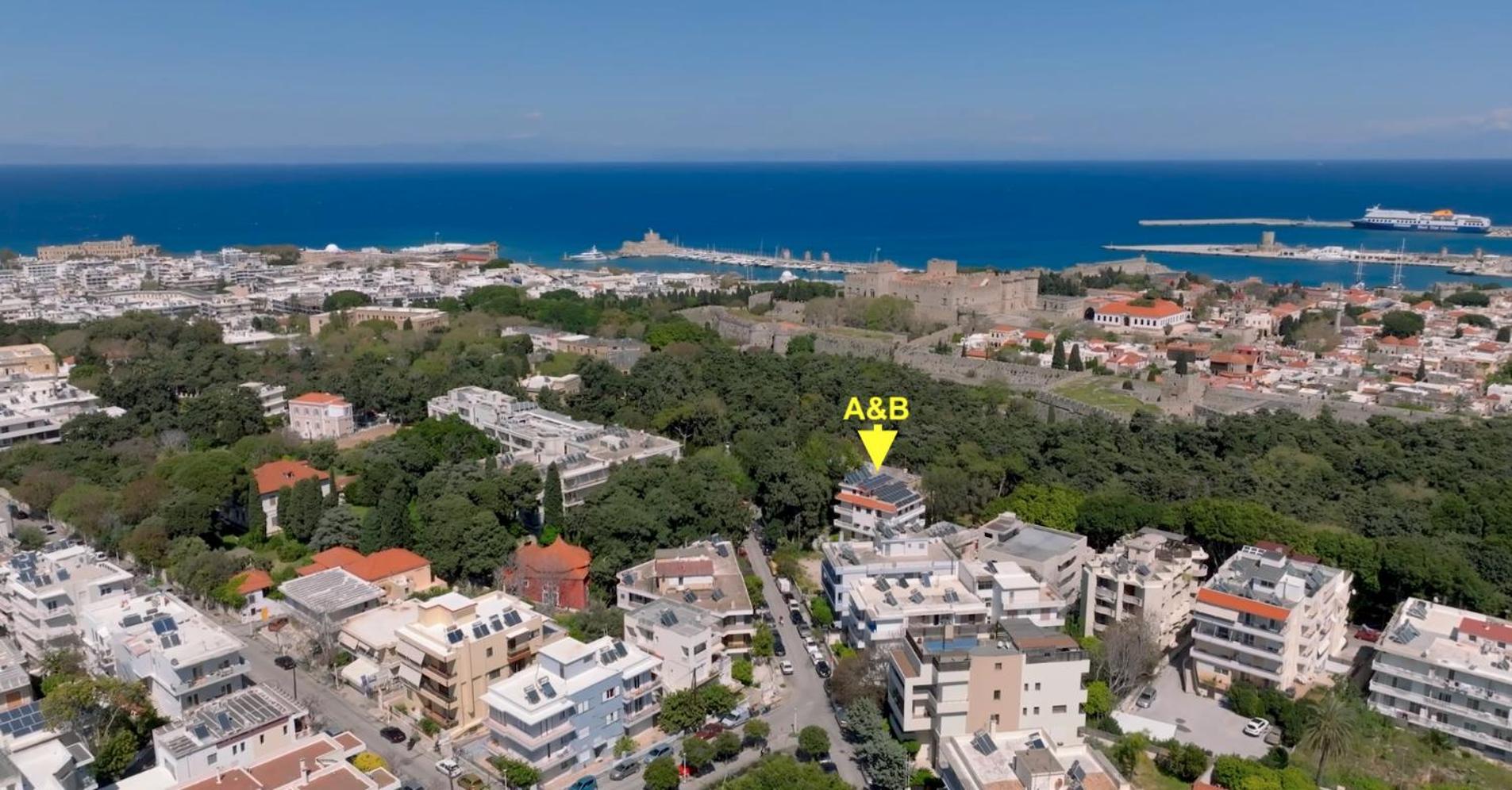 A&B Rhodes City Apartments Εξωτερικό φωτογραφία